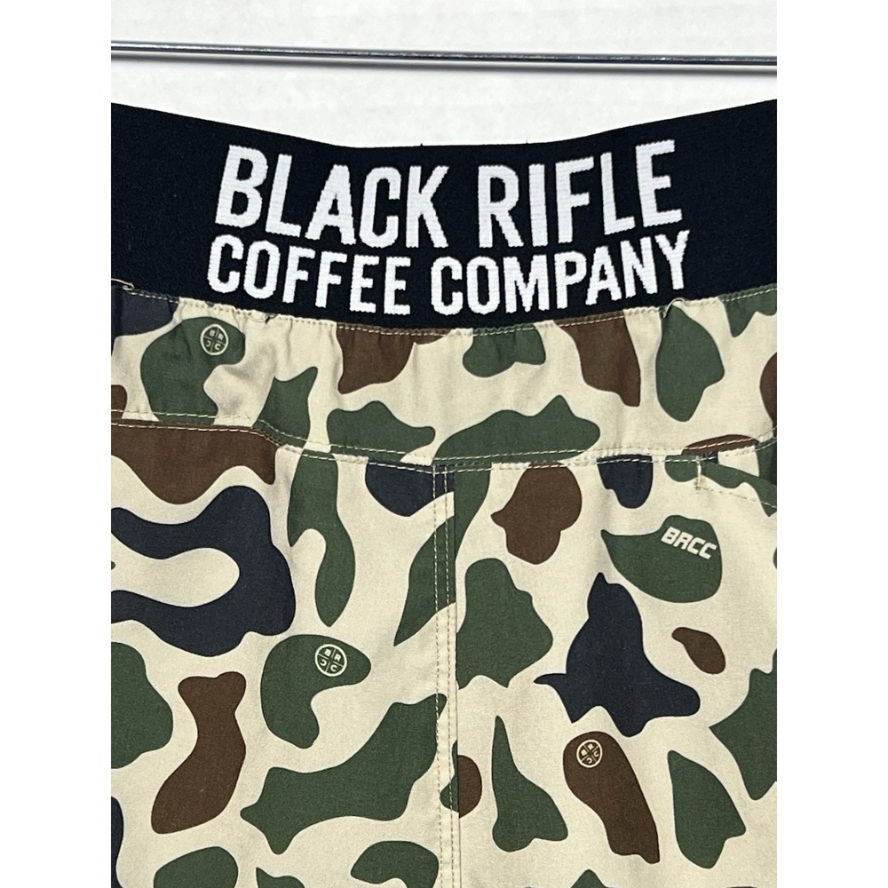 LOT OF 2 BLACK RIFLE COFFEE CO CAMO SHORTS XL 083 - Picture 3 of 8